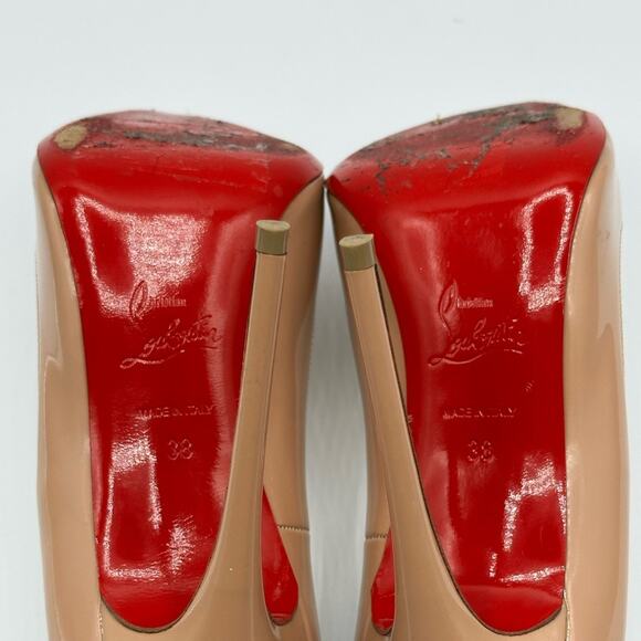 Christian Louboutin's So Kate 120 Patent Leather Pumps Size 38 - Picture 12 of 12